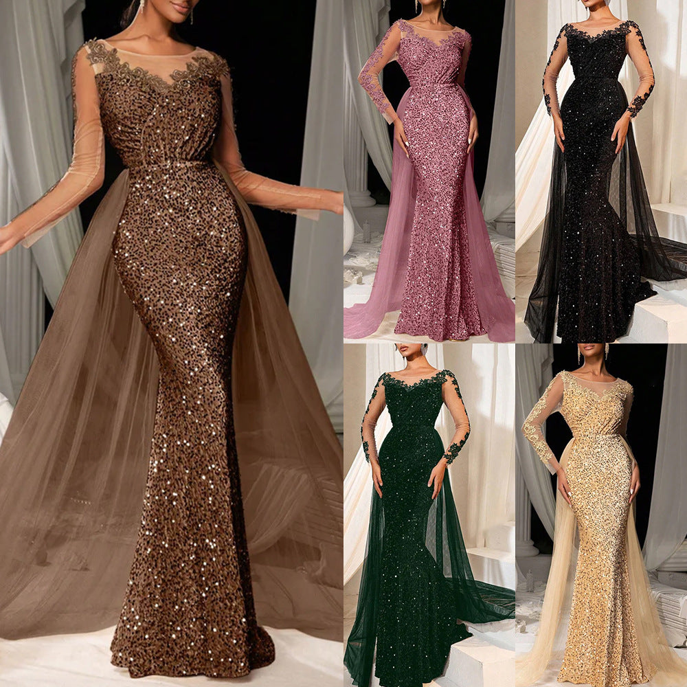 Women's Dance Lace Party Evening Dress
