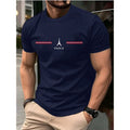 Men's Loose Oversized Casual Sports Round T-shirt